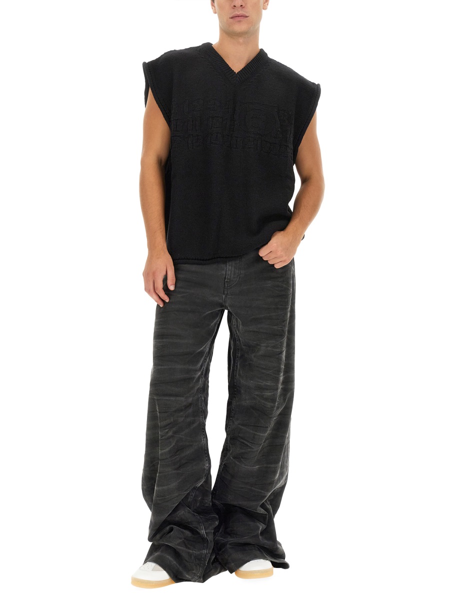 Maison Margiela VESTS WITH LOGO Zwart