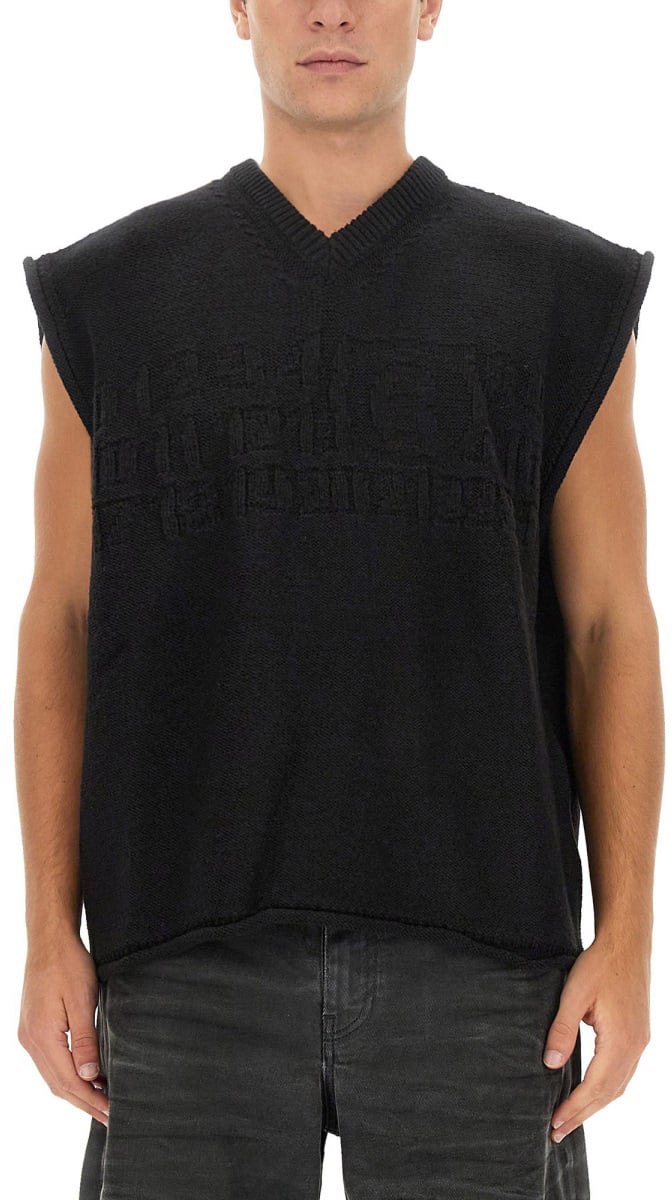 Maison Margiela VESTS WITH LOGO Zwart