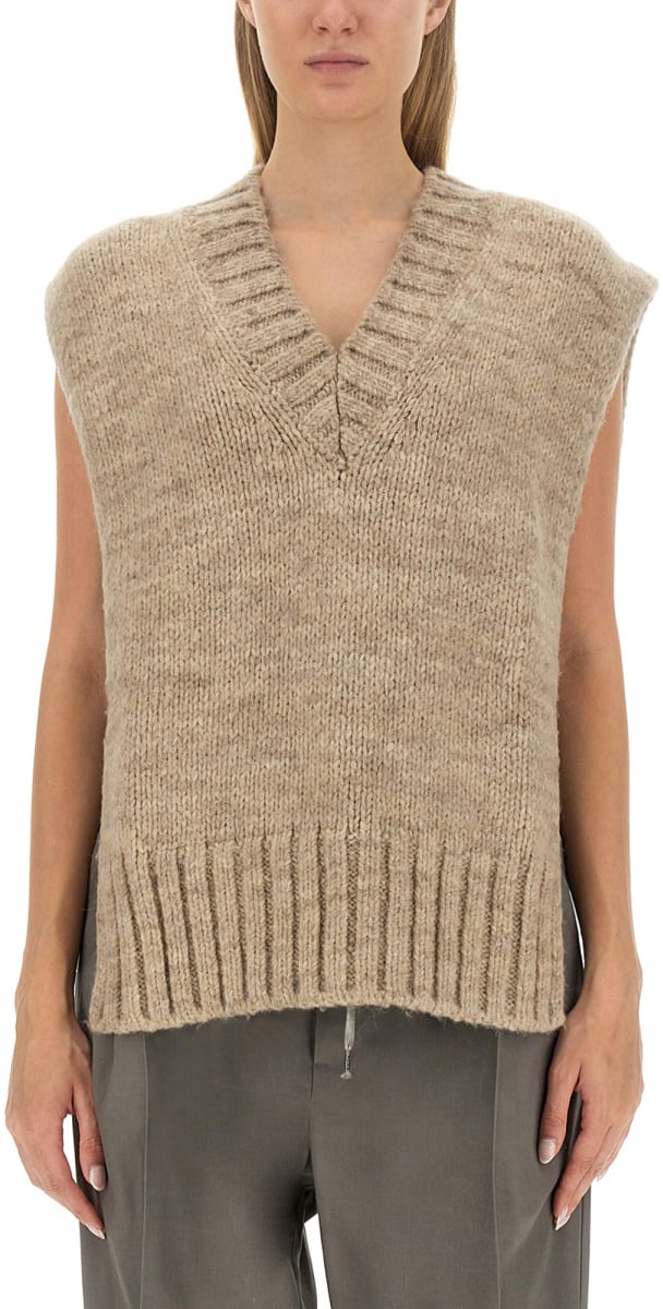 Maison Margiela KNITTED VEST Beige
