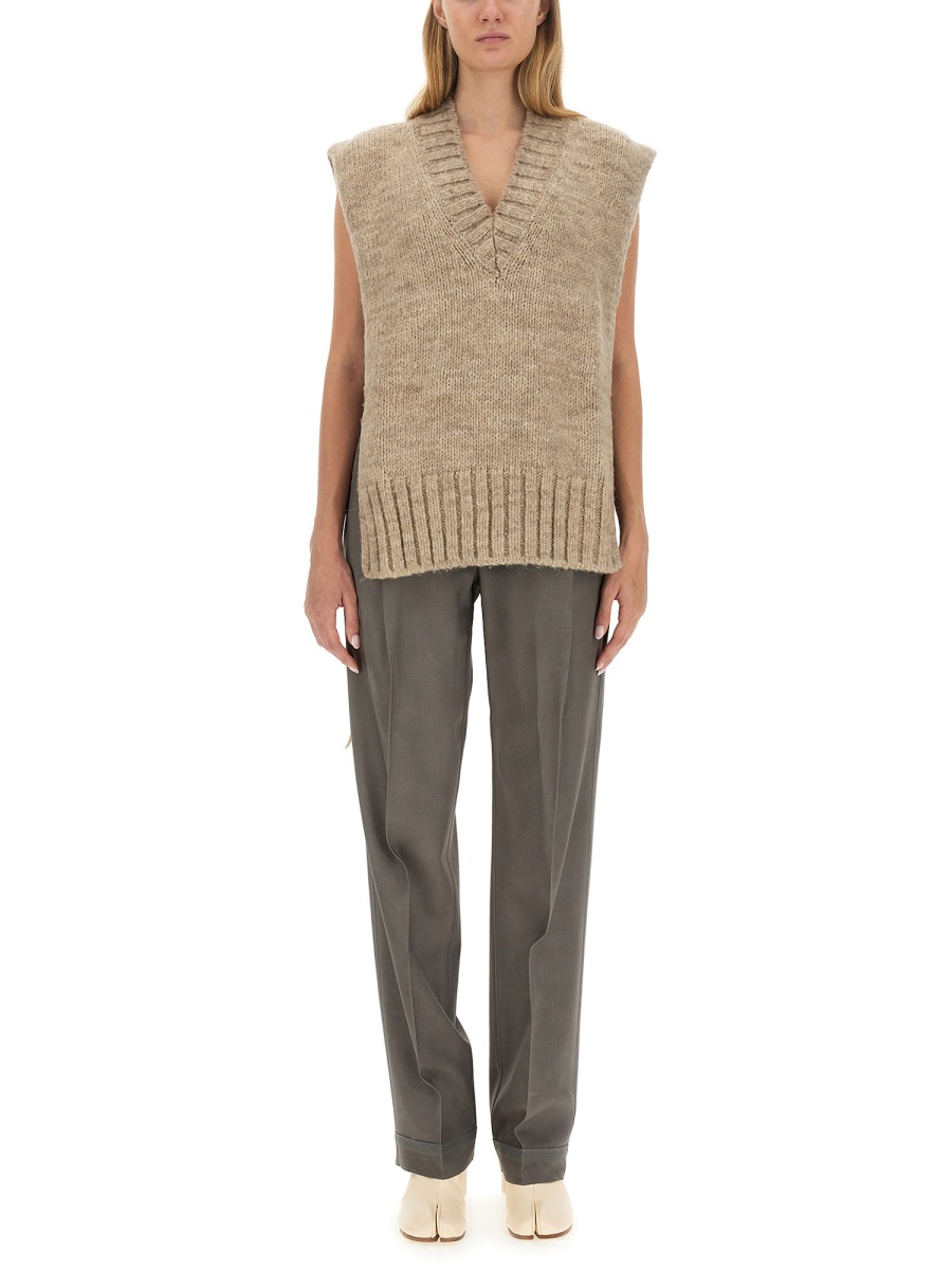 Maison Margiela KNITTED VEST Beige