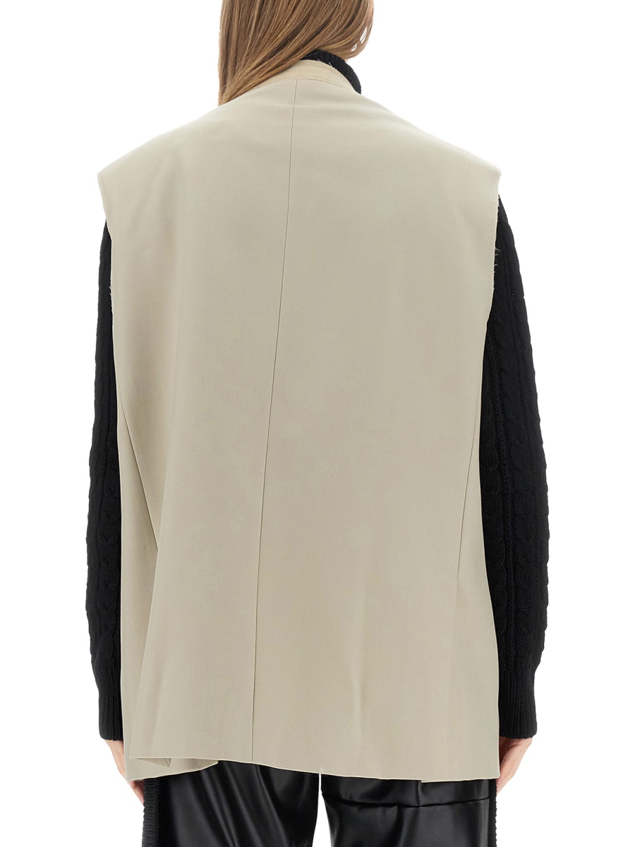 Maison Margiela SINGLE-BREASTED VEST Beige