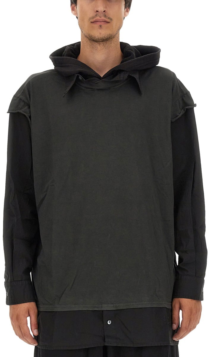 Maison Margiela COTTON JERSEY Zwart