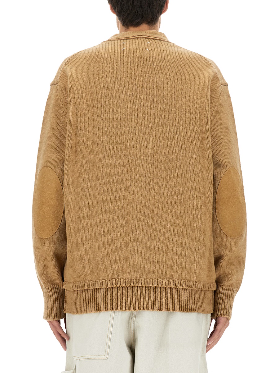 Maison Margiela V-NECK CARDIGAN Beige