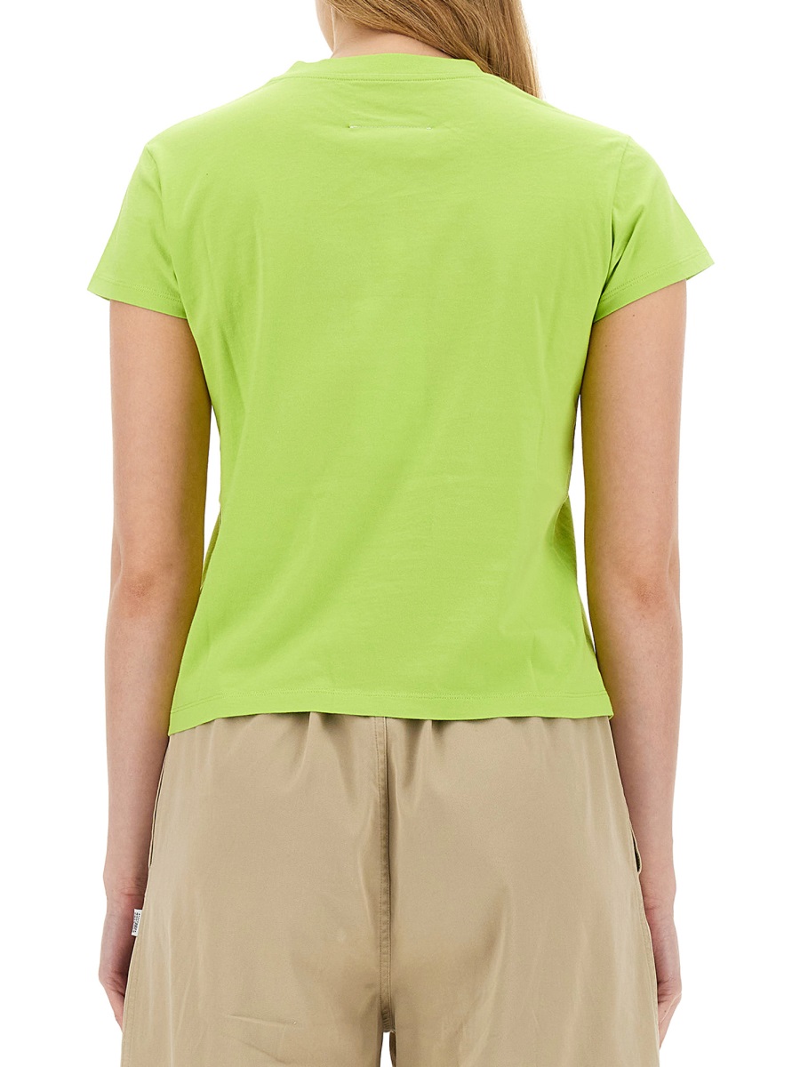 Maison Margiela T-SHIRT WITH LOGO Groen