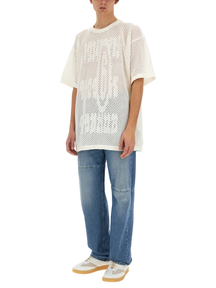 Maison Margiela T-SHIRT WITH LOGO Zwart