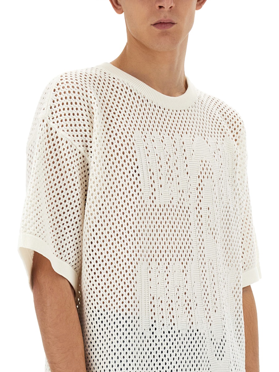 Maison Margiela T-SHIRT WITH LOGO Zwart