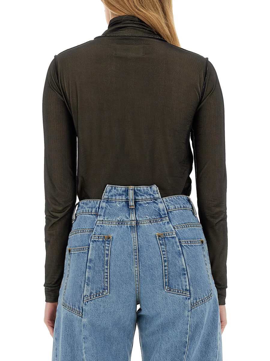 Maison Margiela TURTLENECK BODYSUIT Zwart