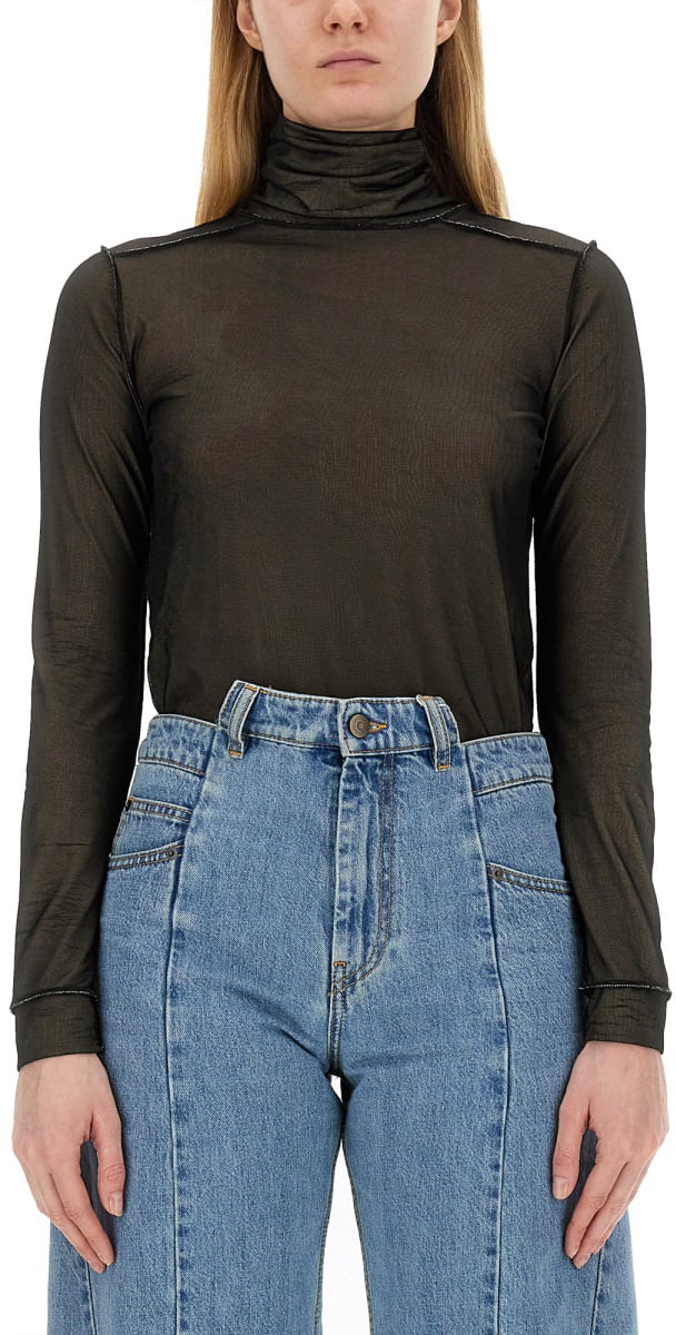 Maison Margiela TURTLENECK BODYSUIT Zwart