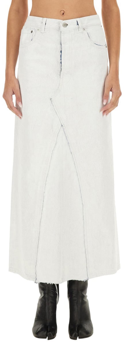 Maison Margiela MIDI SKIRT Wit