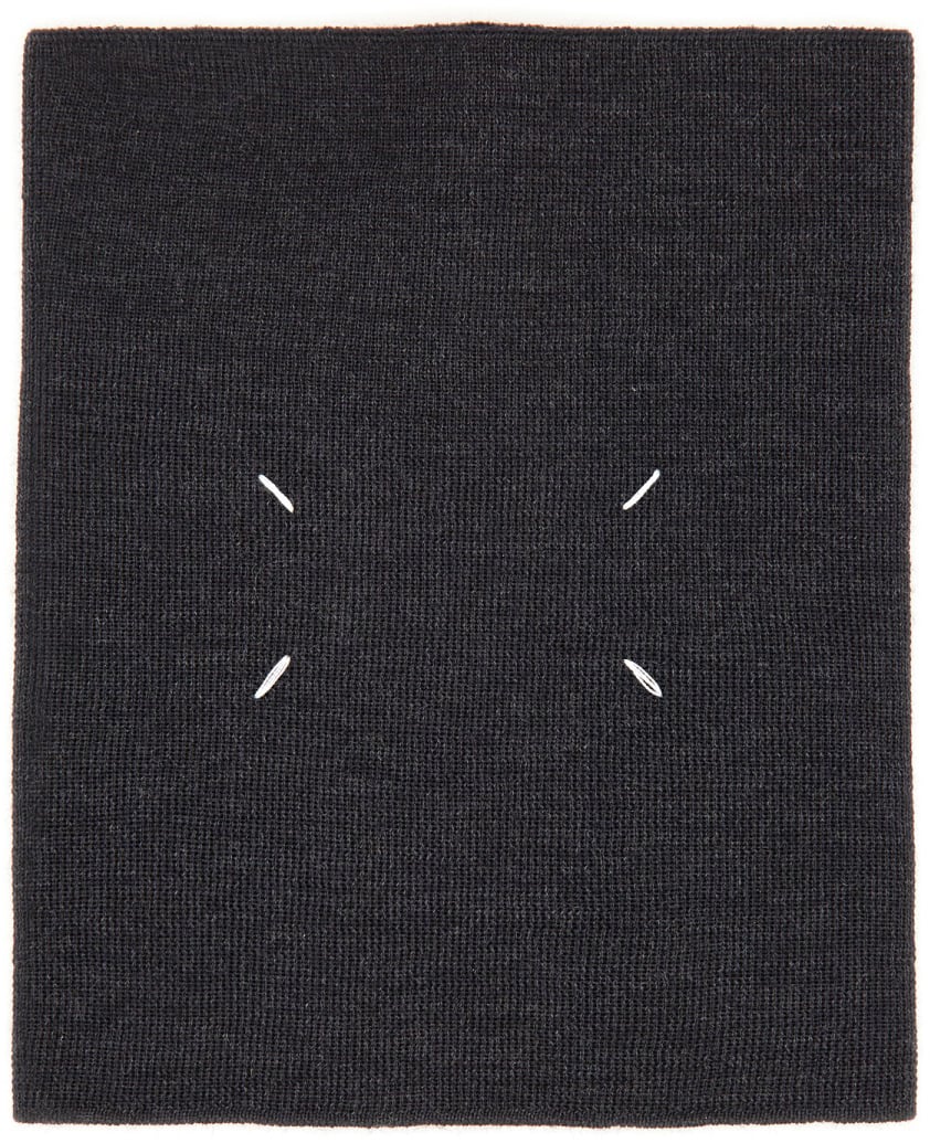 Maison Margiela SCARF WITH LOGO Grijs