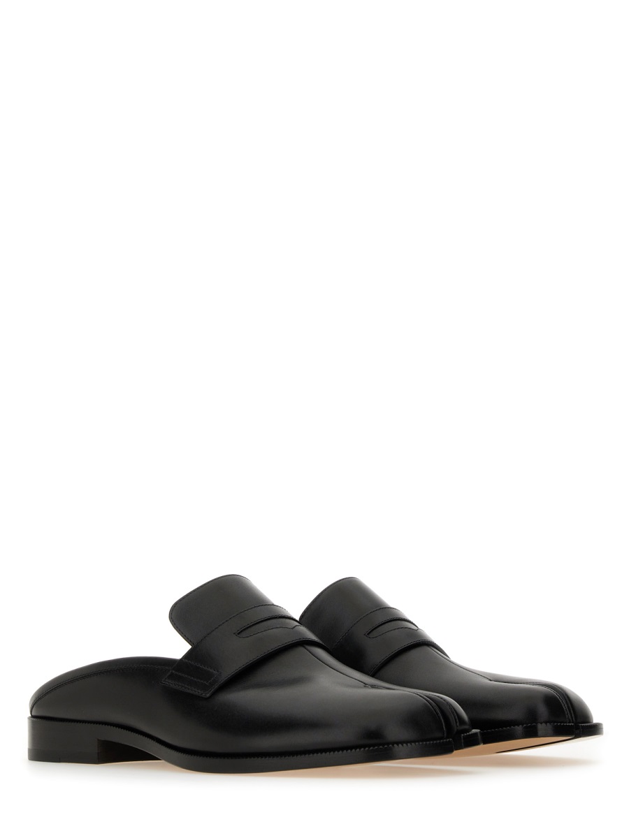 Maison Margiela MOCCASIN MULE TABI Zwart