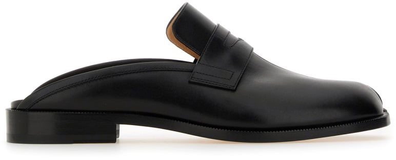 Maison Margiela MOCCASIN MULE TABI Zwart