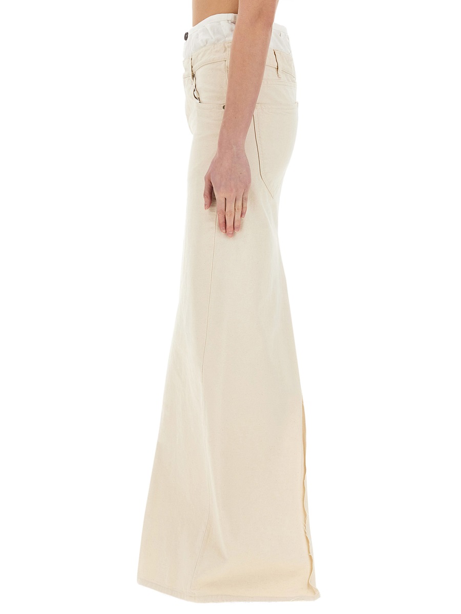 Maison Margiela "ANONYMITY OF THE LINING" SKIRT Beige