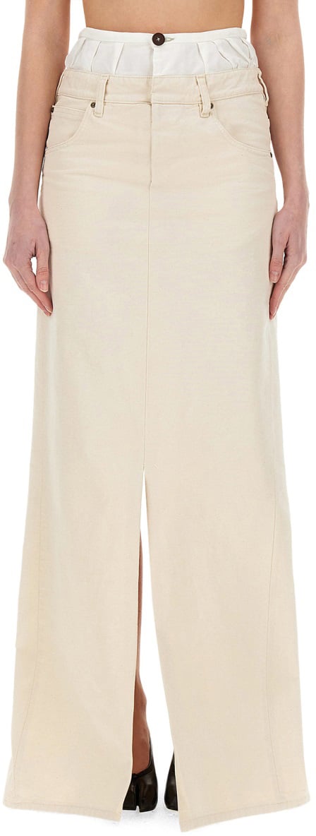 Maison Margiela "ANONYMITY OF THE LINING" SKIRT Beige