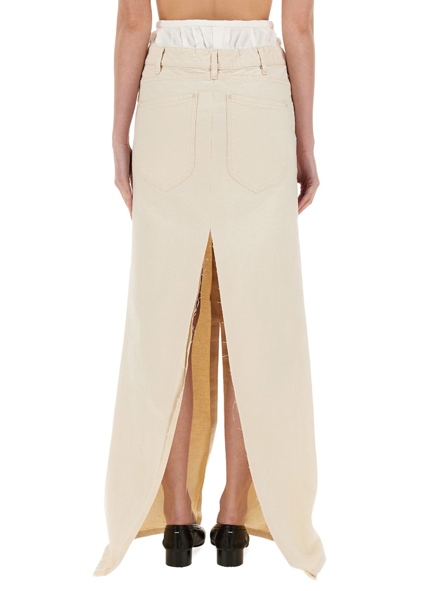 Maison Margiela "ANONYMITY OF THE LINING" SKIRT Beige