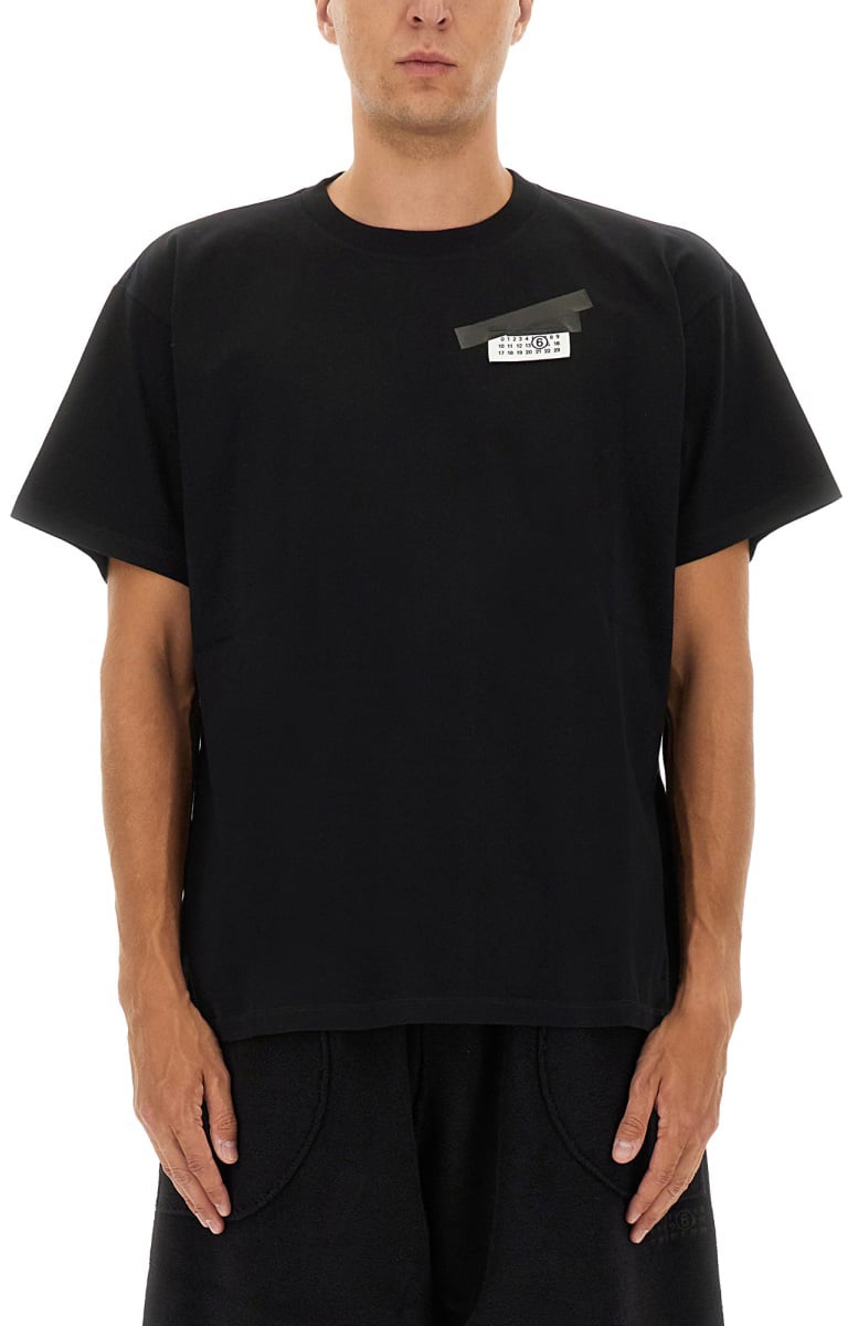 Maison Margiela T-SHIRT WITH LOGO Zwart