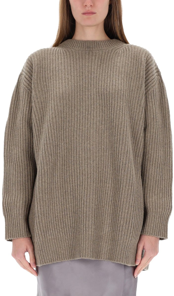 Maison Margiela WOOL SWEATER DRESS Beige