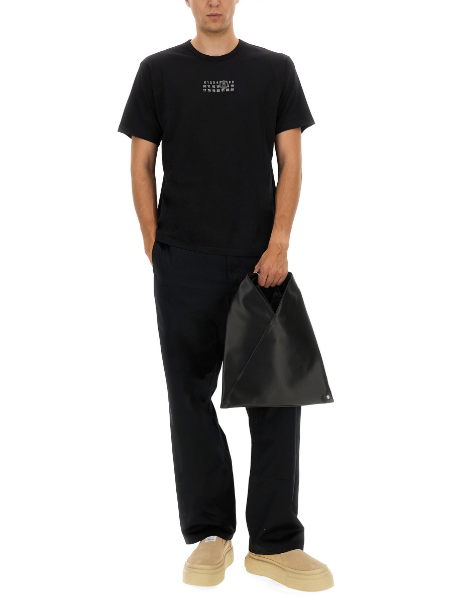 Maison Margiela T-SHIRT WITH LOGO Zwart