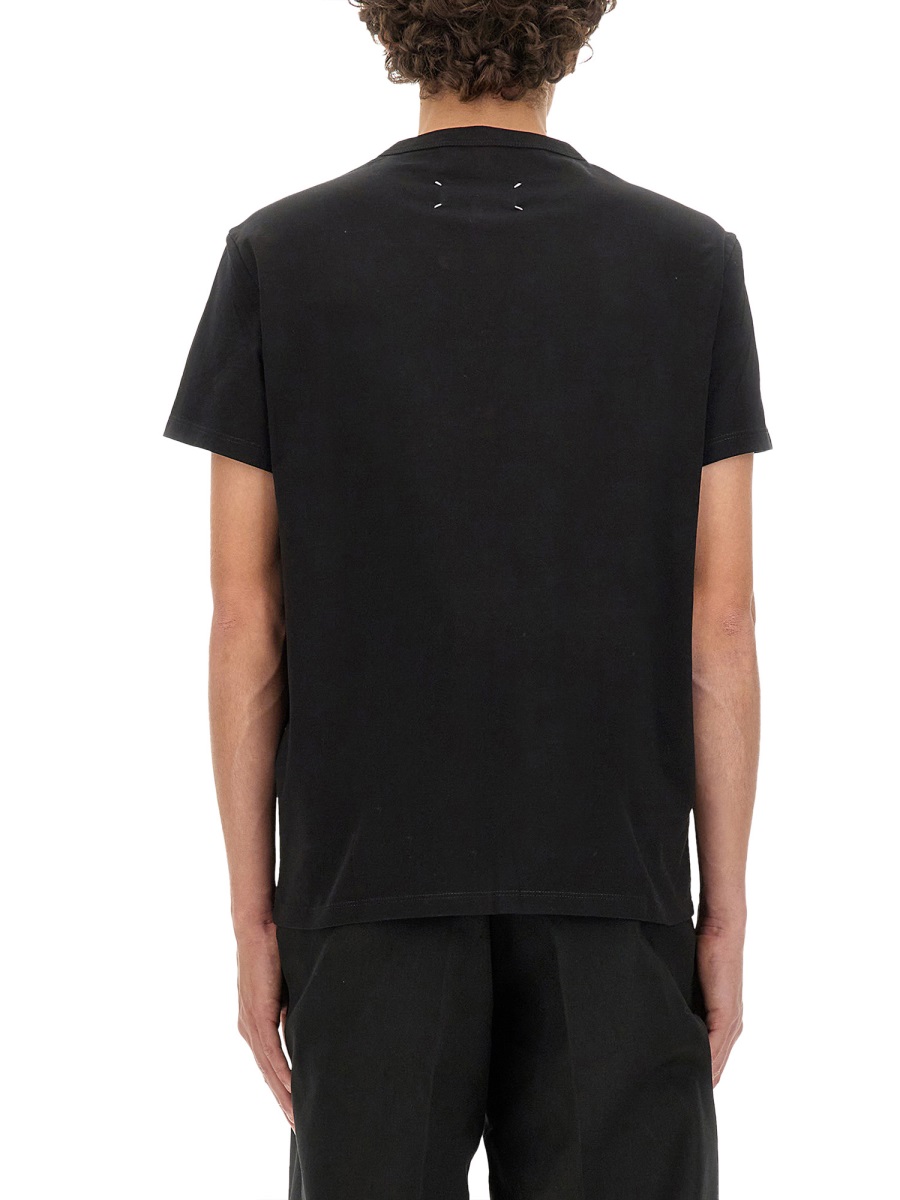 Maison Margiela COTTON T-SHIRT Zwart