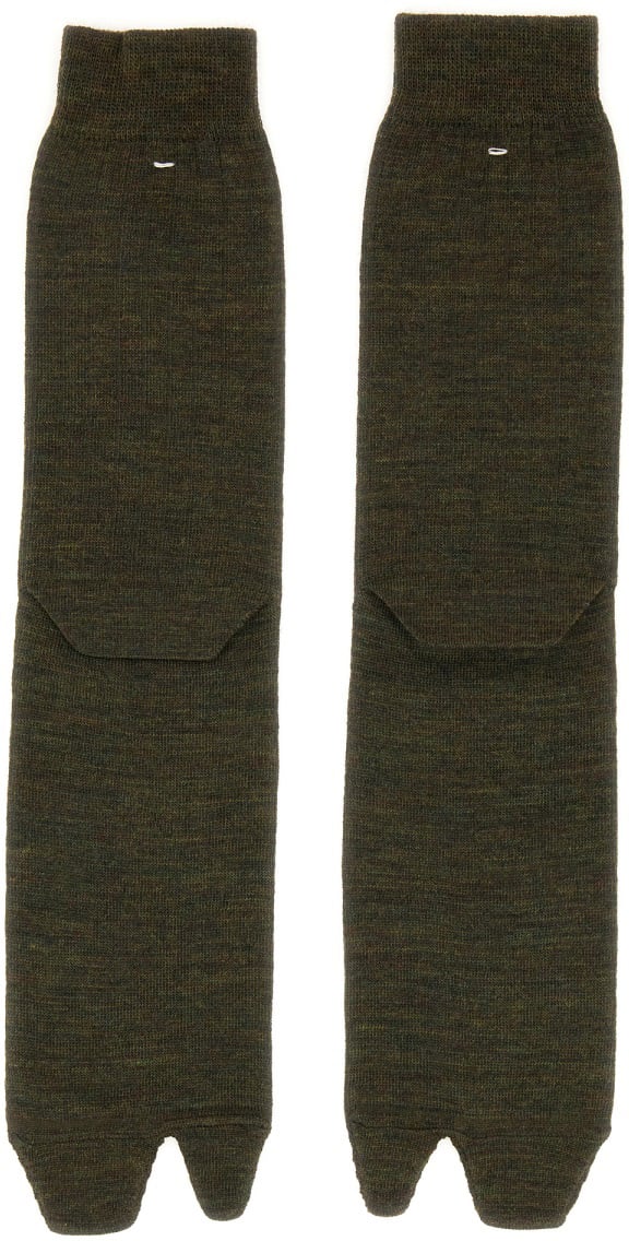 Maison Margiela TABI SOCKS. Groen