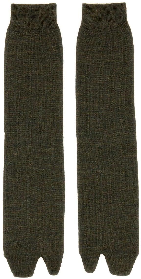 Maison Margiela TABI SOCKS. Groen