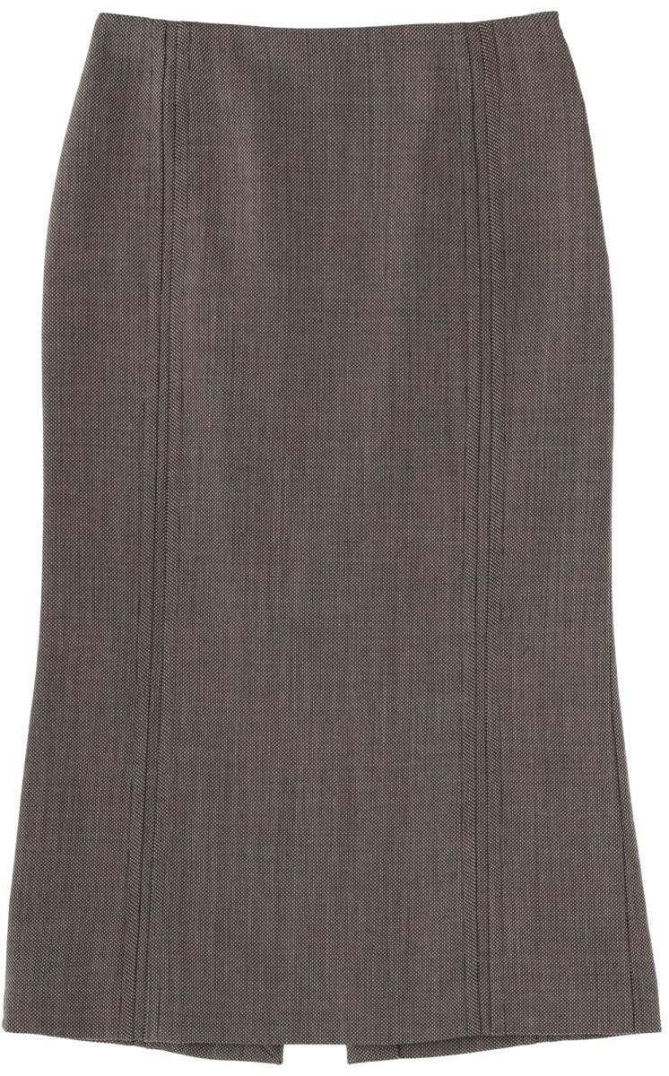 Maison Margiela WOOL MIDI SKIRT Bruin