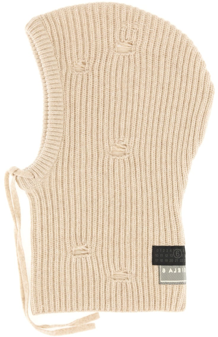 Maison Margiela WOOLEN HOOD Beige