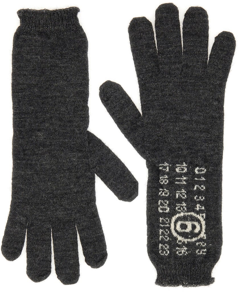 Maison Margiela WOOL GLOVES. Grijs