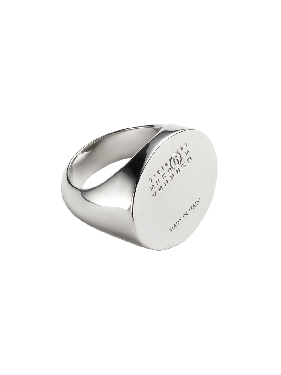 Maison Margiela "NUMERIC SIGNET" RING Zilver