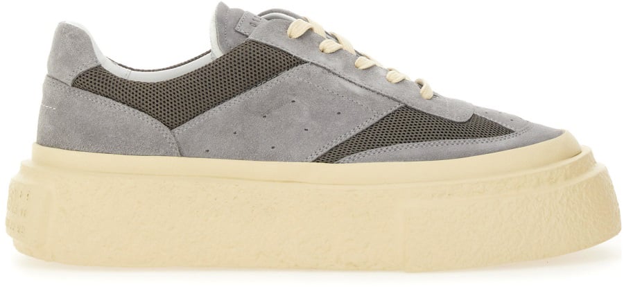 Maison Margiela LEATHER SNEAKER Grijs