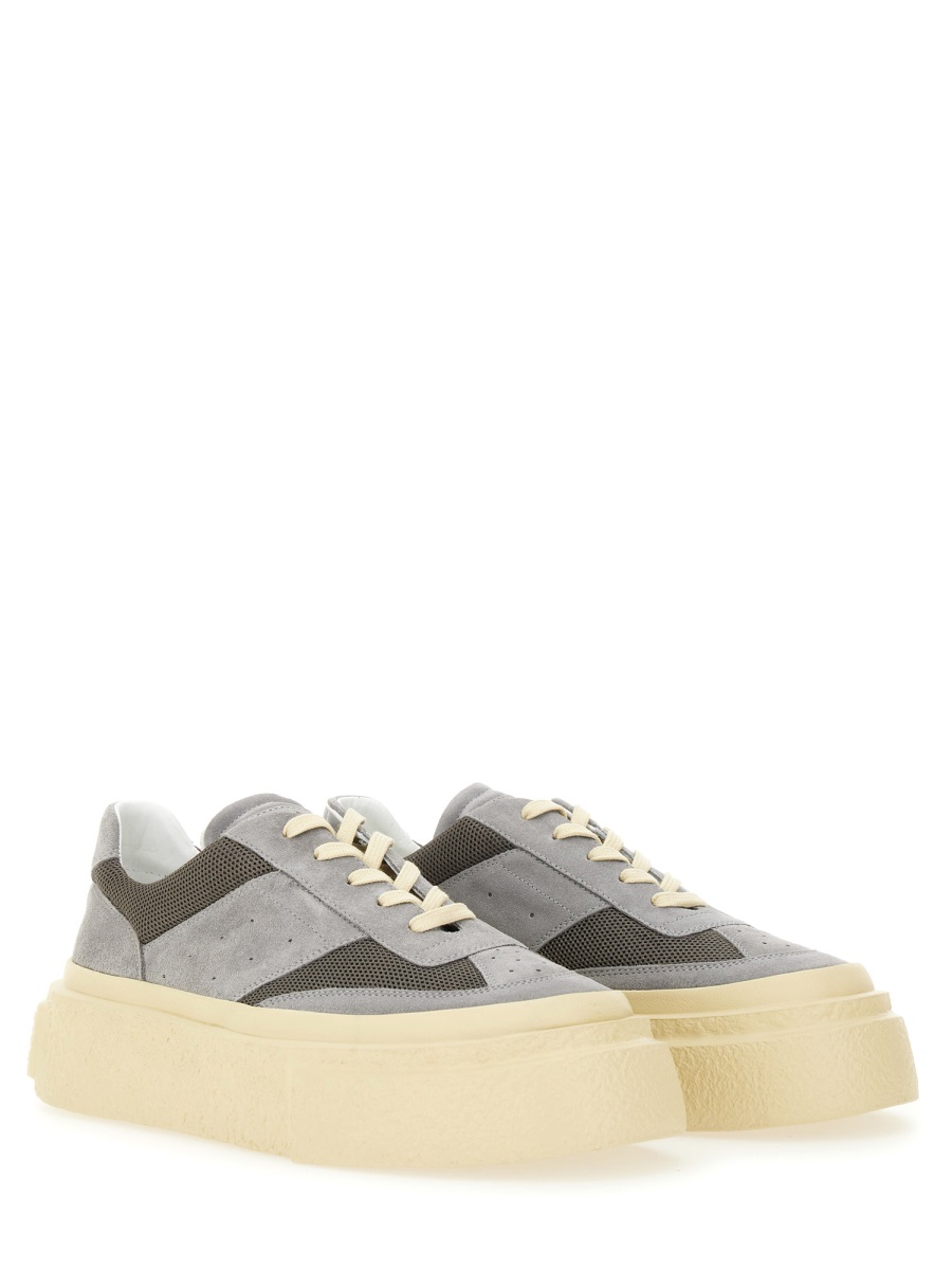 Maison Margiela LEATHER SNEAKER Grijs