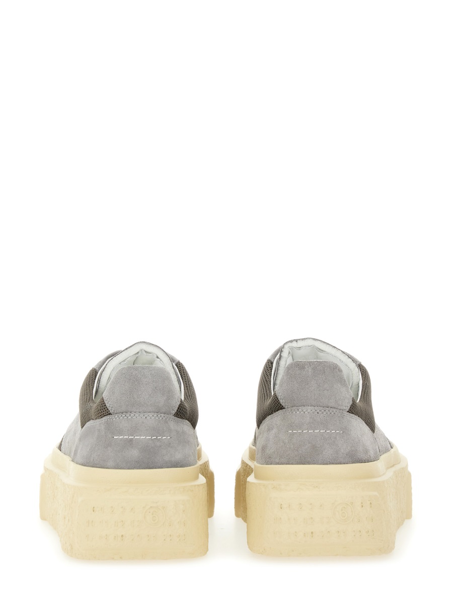 Maison Margiela LEATHER SNEAKER Grijs