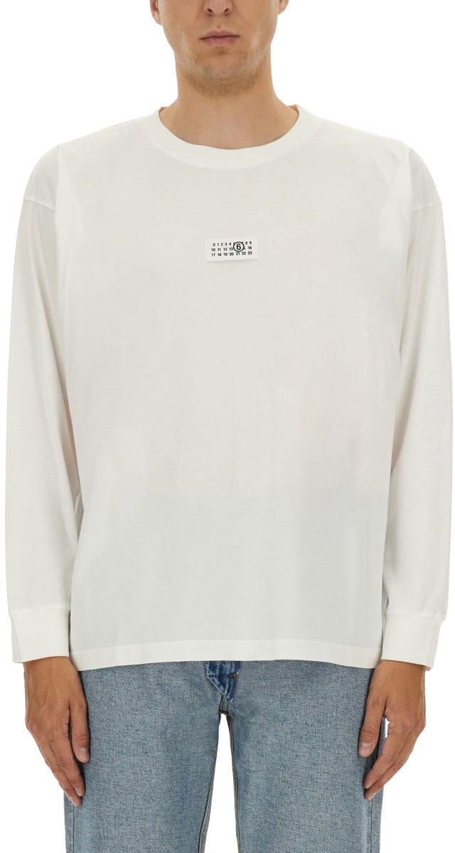 Maison Margiela LONG-SLEEVED T-SHIRT Wit