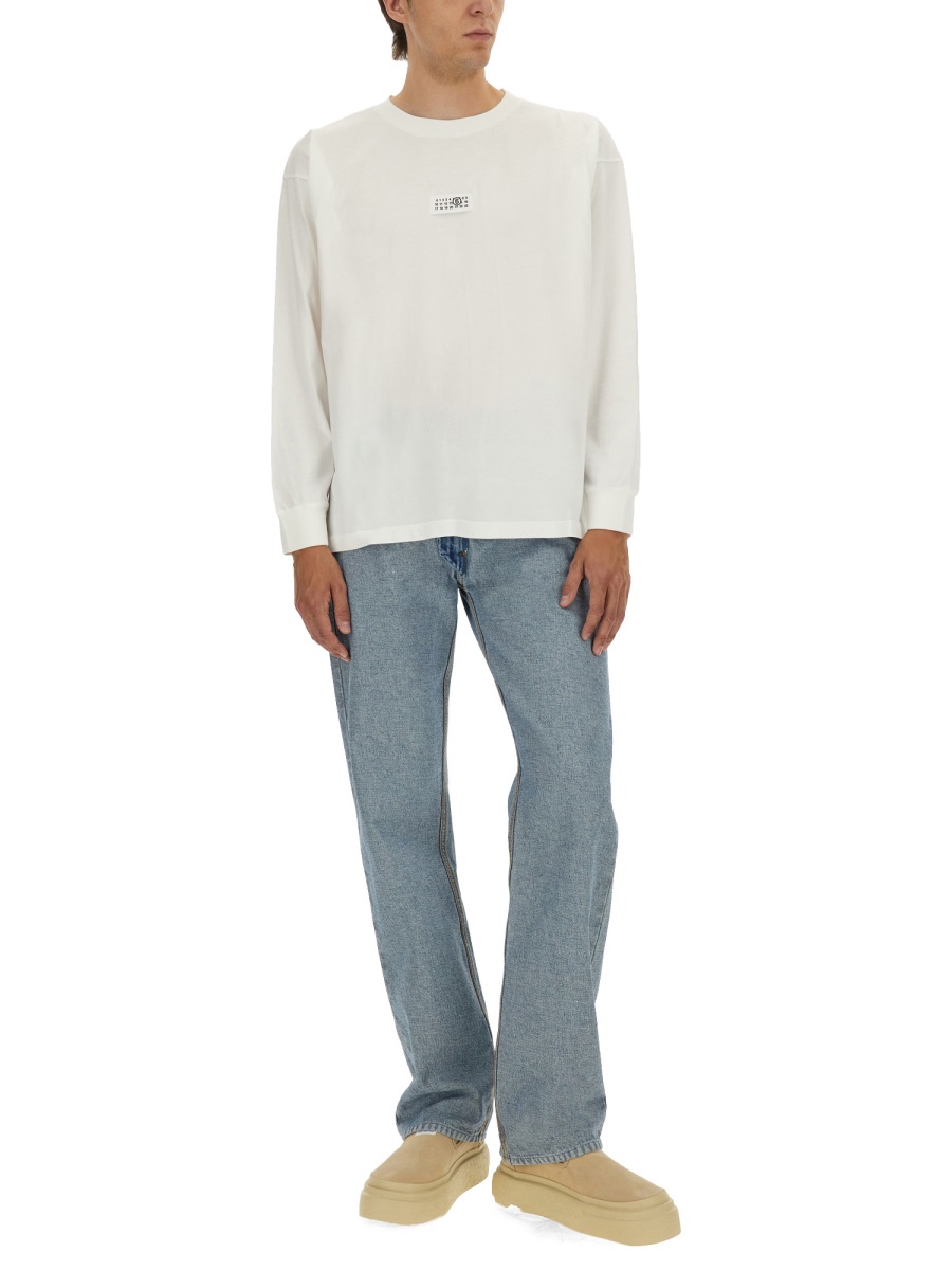 Maison Margiela LONG-SLEEVED T-SHIRT Wit