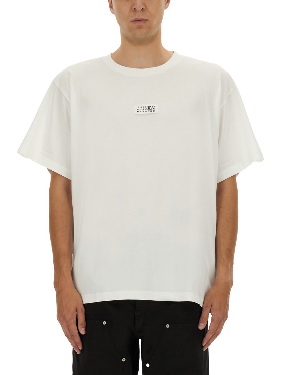 Maison Margiela T-SHIRT WITH LOGO Wit