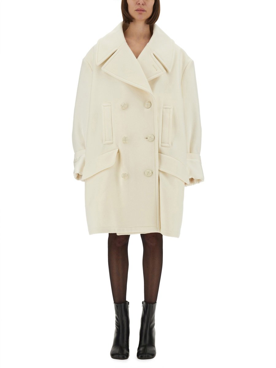 Maison Margiela WOOL COAT Wit