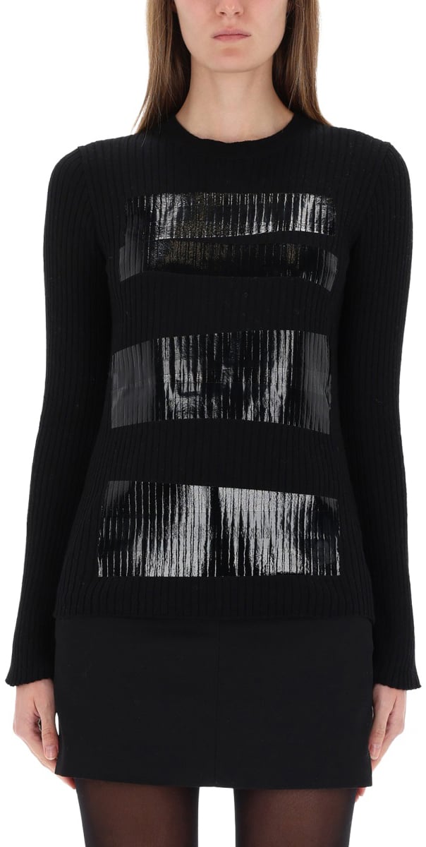 Maison Margiela MESH WITH TAPE Zwart