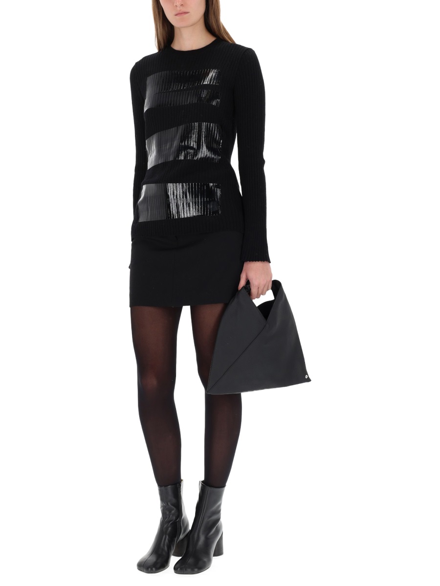 Maison Margiela MESH WITH TAPE Zwart