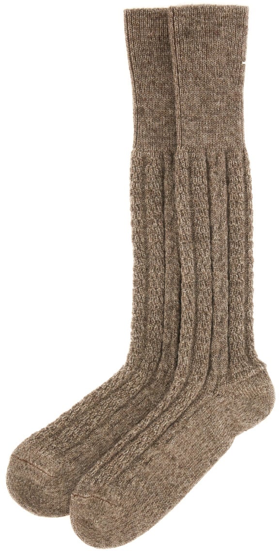 Maison Margiela LONG SOCKS Bruin
