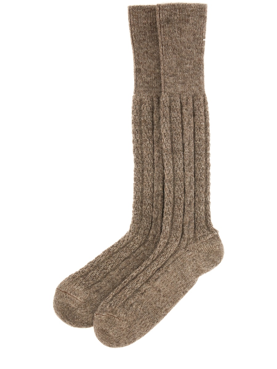 Maison Margiela LONG SOCKS Bruin