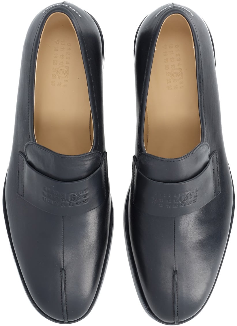 Maison Margiela LEATHER LOAFER Zwart