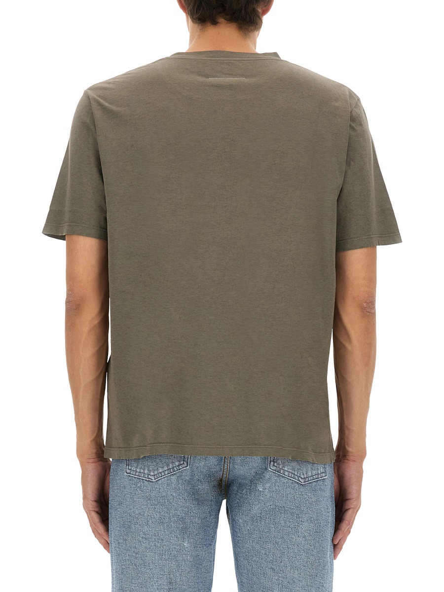 Maison Margiela T-SHIRT WITH LOGO Beige