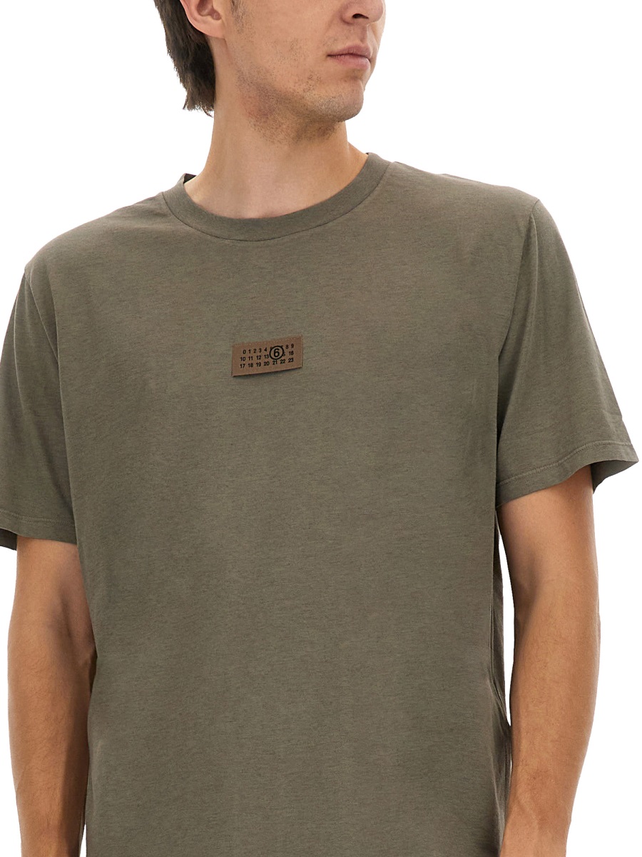 Maison Margiela T-SHIRT WITH LOGO Beige