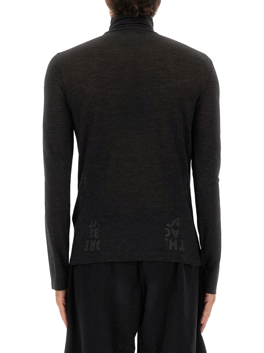 Maison Margiela WOOL TURTLENECK SWEATER Zwart