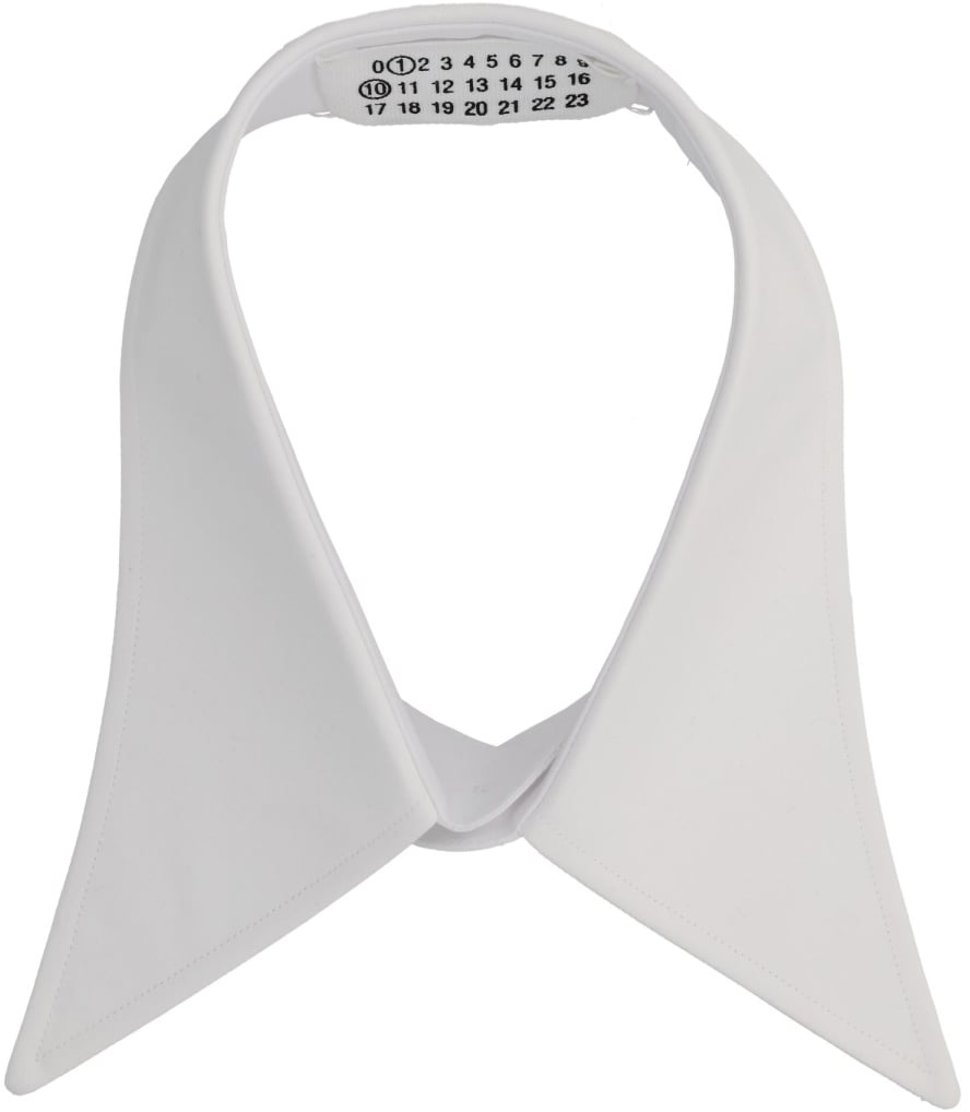 Maison Margiela COTTON COLLAR Wit