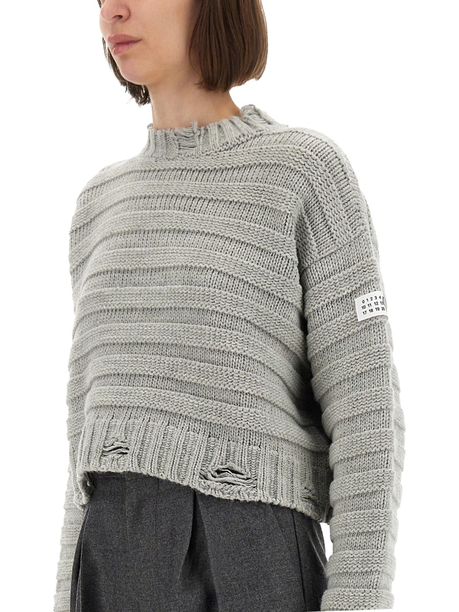 Maison Margiela WOOL PULLOVER Grijs