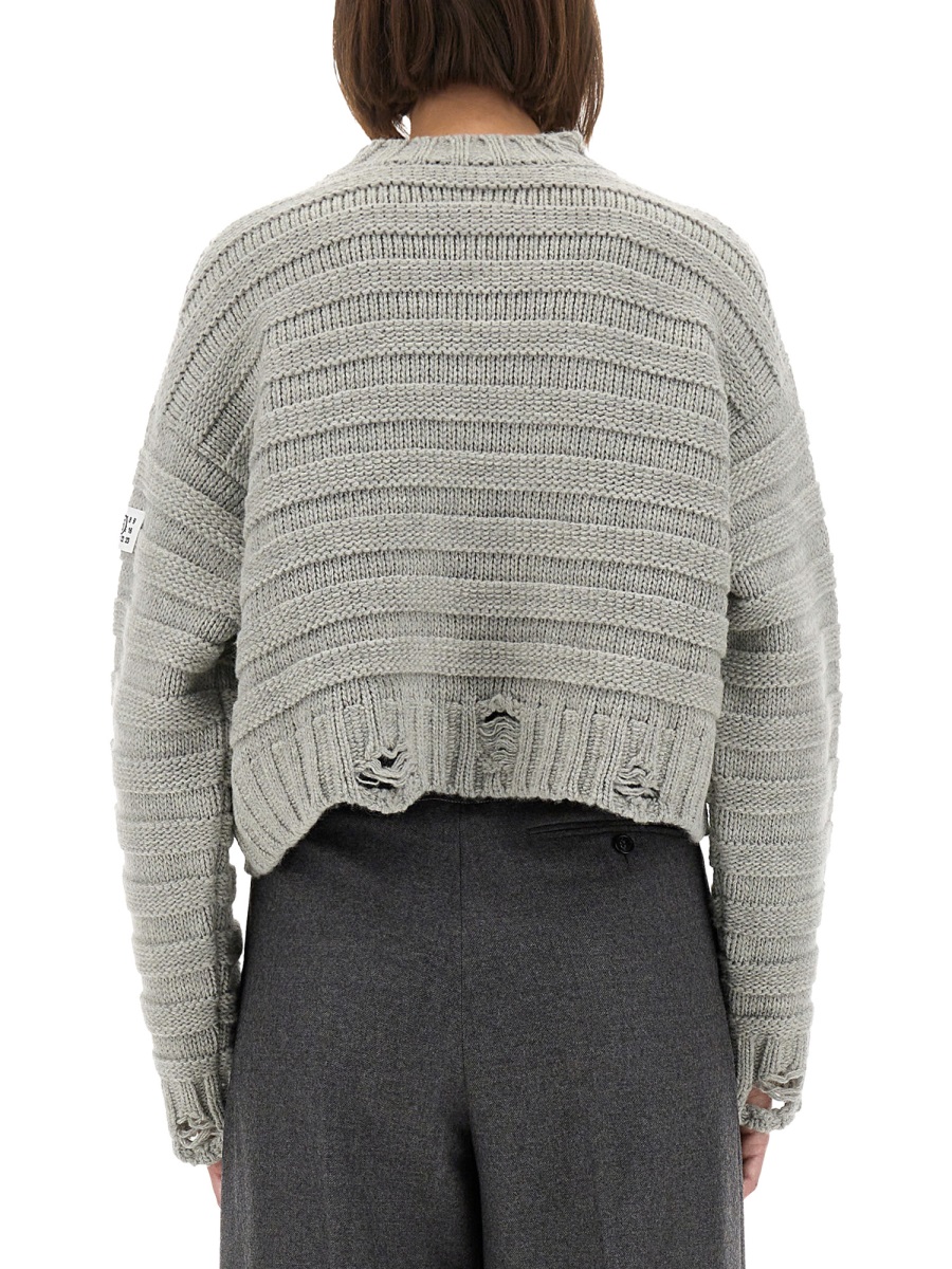 Maison Margiela WOOL PULLOVER Grijs