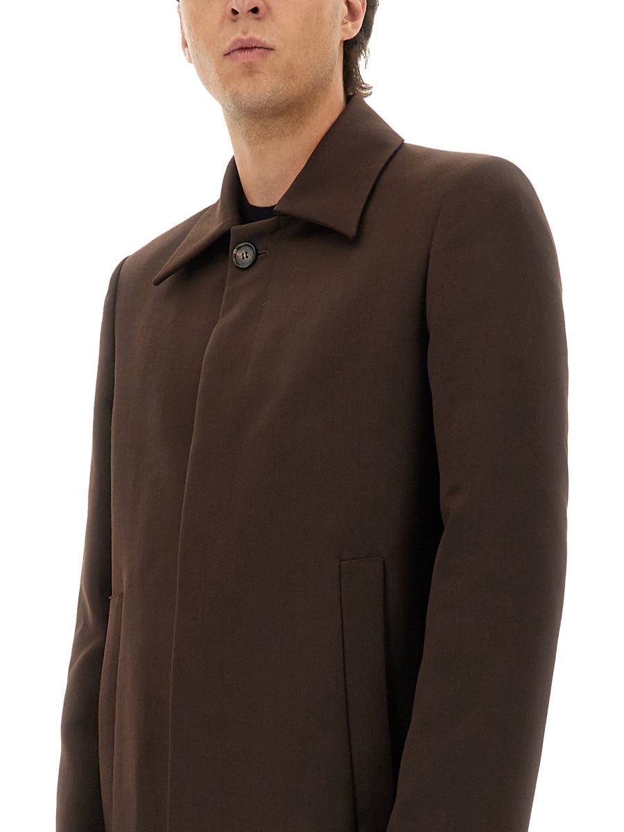 Maison Margiela WOOL BLEND COAT Bruin