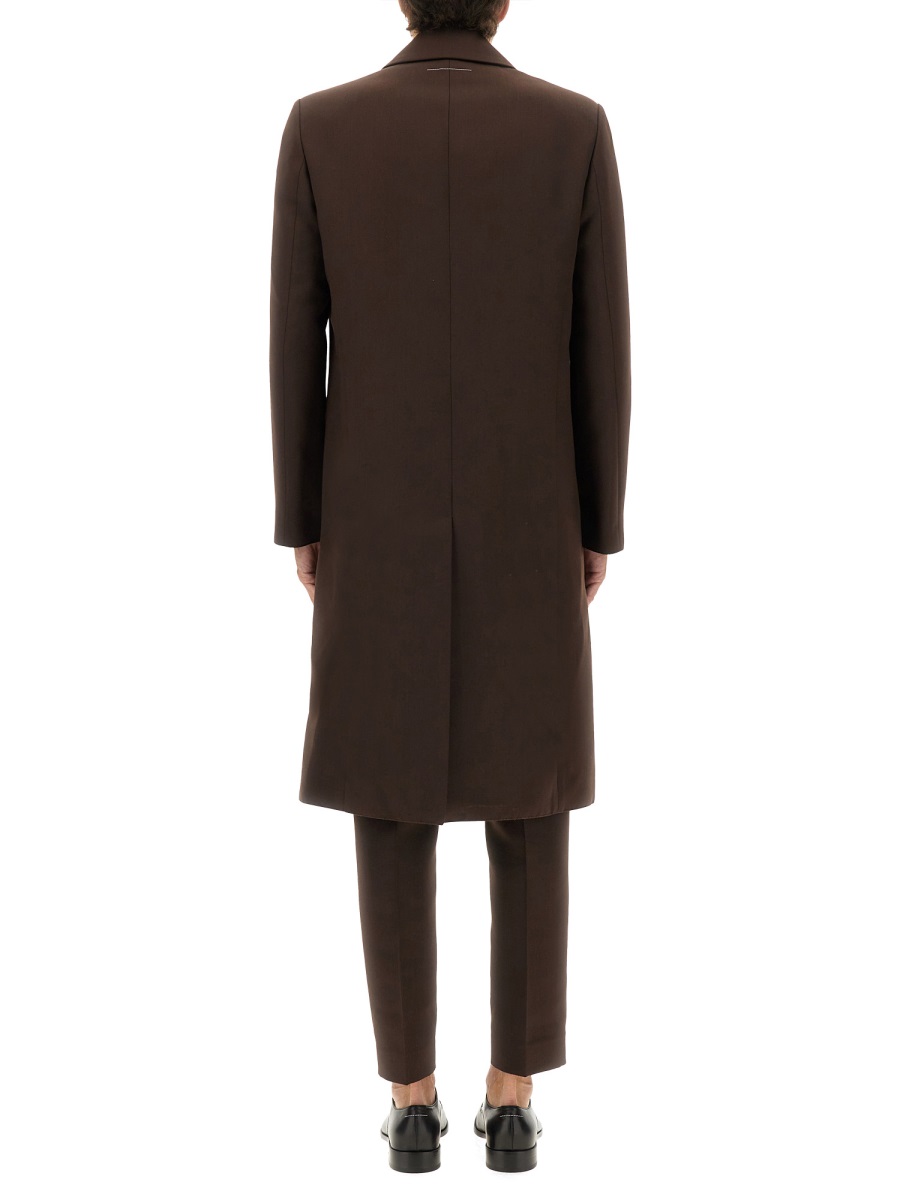 Maison Margiela WOOL BLEND COAT Bruin