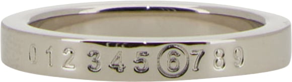 Maison Margiela LOGO RING Zilver